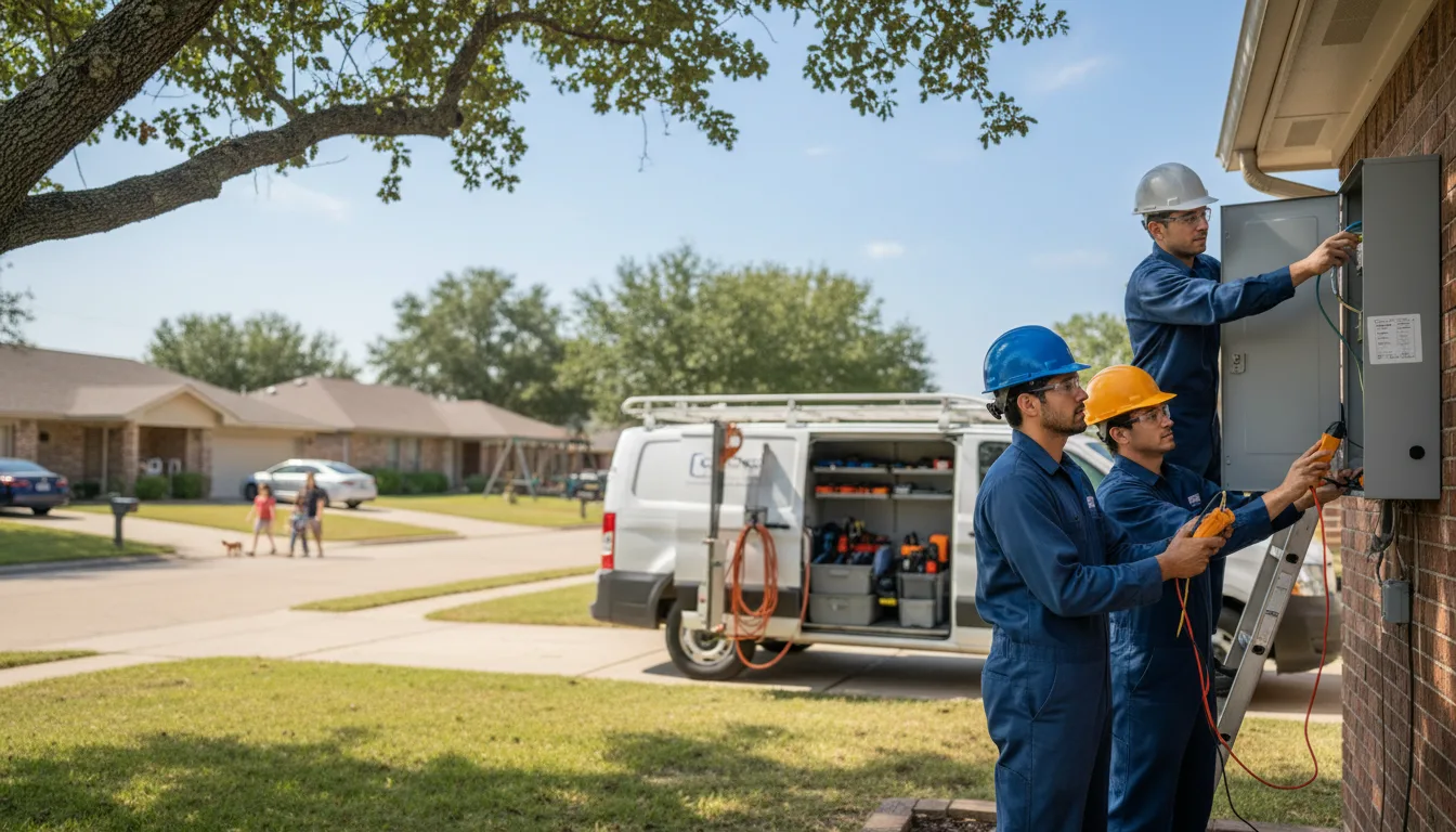 Certified electrician providing emergency electrical services in Volga, WV